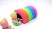 Learn Colors with Make Kinetic Sand Tunnel For Baby Doll Toys, Learn Colors Video For Kids
