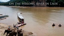 On the Mekong River in Laos