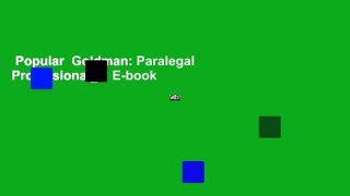 Popular  Goldman: Paralegal Professional_5  E-book