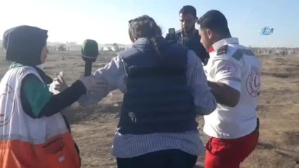 İsrail Askerleri Gazze'de Gazetecileri Hedef Aldı