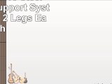 EZLift EL2218 Steel Bedding Support System 2 Rails 2 Legs Each