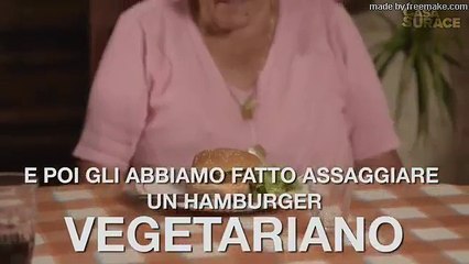 I NONNI assaggiano per la prima volta IL VEGETARIANO