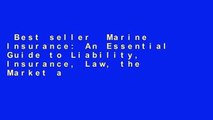 Best seller  Marine Insurance: An Essential Guide to Liability, Insurance, Law, the Market and