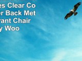 Flash Furniture HERCULES Series Clear Coated Ladder Back Metal Restaurant Chair  Cherry