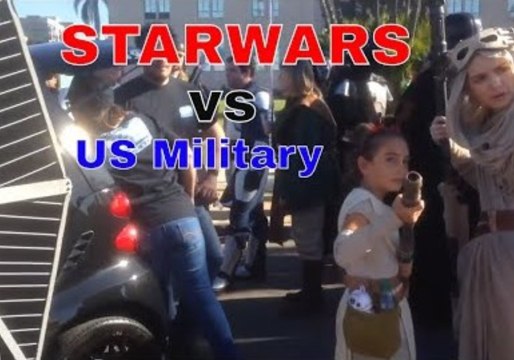 Star Wars Event and Military Parade Coincide in San Diego