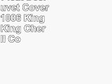 3pc Pinch Pleat Design White Duvet Cover Set Style  1006  KingCalifornia King  Cherry