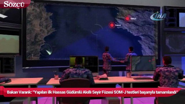 Bakan Varank Yapılan ilk Hassas Güdümlü Akıllı Seyir Füzesi SOM-J testleri başarıyla tamamlandı