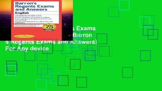 Reading books Regents Exams and Answers: English (Barron s Regents Exams and Answers) For Any device