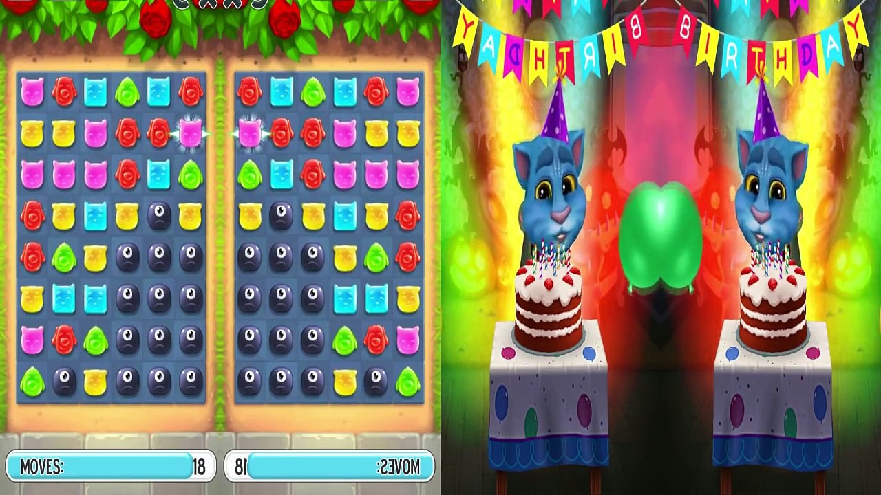 Angela Love Tom Talking Tom VS Talking Angela Great Makeover Cartoon Game for Kids Pocoyo