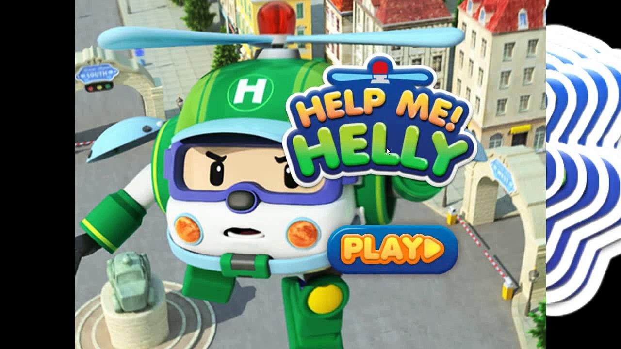 Robocar Poli мультфильм для детей на русском Хэли собирает шарики Обзор детских игр