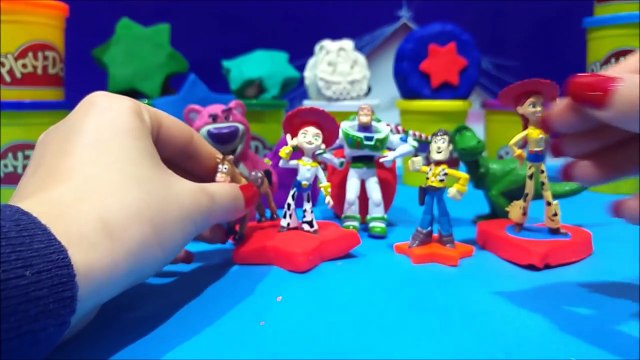 Toy Story 3 Play Doh Surprise Toys Video Review Sheriff Woody Buzz Lightyear Juguetes de T