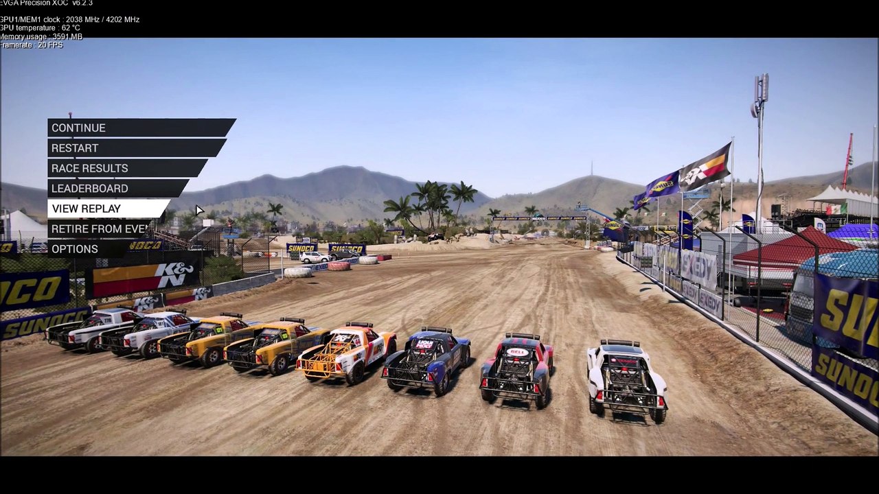 DiRT 4 Fly Cam Landrush World Series Semi-Finals Baja Mexico