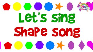 Learn Shape Song | Shapes Song | Shape Nursery Rhymes For Children | Funny Shapes for Kids