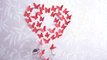 Butterflies Wall Decor _ Valentine-s Heart DIY _ Paper Butterflies _ DIY With DianaTA