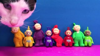 TELETUBBIES PLAY DOH Molds Folding and Taking Apart Dough Charers