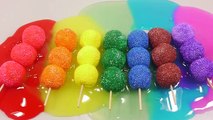 DIY How To Make Rainbow Color Skewer Clay Slime Source!! 무지개 꼬치 액체괴물 소스 만들기!! 흐르는 점토 액괴 클레