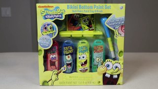 Paw Patrol Pups Wash Up with Spongebob Squarepants Bath Paint!