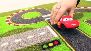 Lightning McQUEEN TAYO Bus Traffic SCHOOL Toy Cars Videos for kids. Videos for kids cartoo