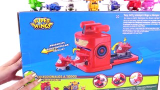 Super Wings Toys Hangar do Jett em Português! Brinquedos 슈퍼 날개 장난감