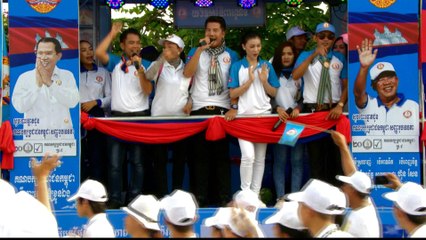 Cambodia's banned opposition party calls election a 'sham'