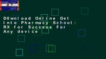 D0wnload Online Get Into Pharmacy School: RX for Success For Any device