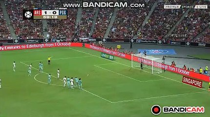 Christopher Nkunku Penalty Goal - Arsenal vs Paris Saint Germain 1-1 28/07/2018