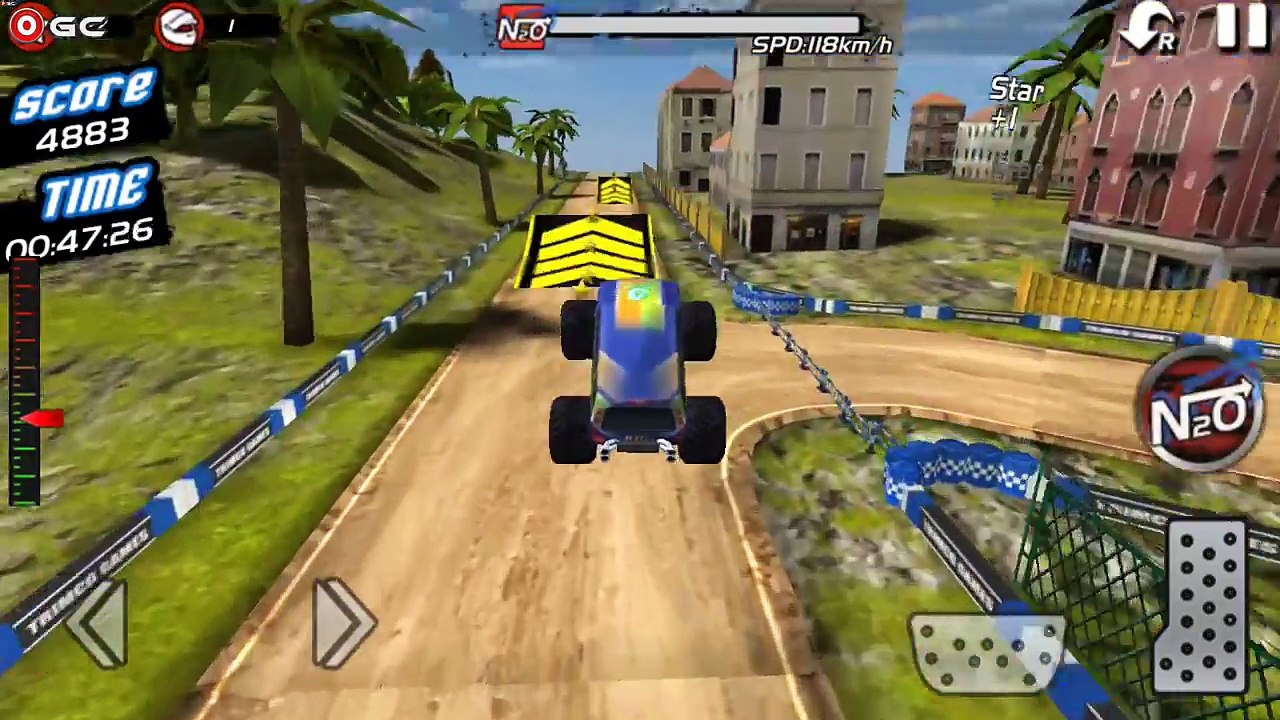 Monster Truck 4x4 Stunt Racer / Monster Truck Cars Games / Android gameplay FHD #2