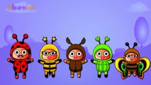 Honey Bee Cartoons Animation Singing Finger Family Nursery Rhymes for Preschool Childrens