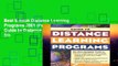 Best E-book Distance Learning Programs 2001 (Peterson s Guide to Distance Learning Programs, 5th