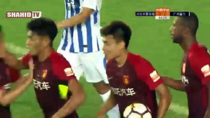 أسيست أيوب الكعبي في أول مشاركة له مع فريقه الصيني