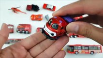 Learning Trucks for kids with tomica トミカ siku transformer