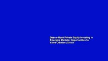 Open e-Book Private Equity Investing in Emerging Markets: Opportunities for Value Creation (Global