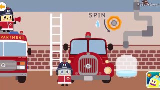 Fire Truck Build, Fire Engine Repair Jobis Fire Station| Game Cartoon for Children Videos