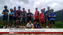 Missing Thai boys 'found alive' in caves- BBC News