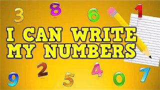 I Can Write My Numbers! (writing numbers 0 9 for kids)