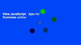 View JavaScript   Ajax for Dummies online