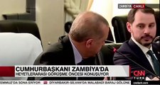 Erdoğan konuştu, Berat Albayrak uyudu