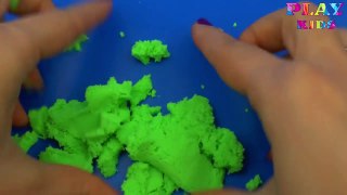 DIY how to make Kinetic Sand Number | Make numbers 1 10 with Kinetic Sand |Learn to count