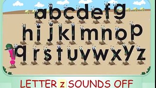 Alphabet Fun Letter z Sounds Off