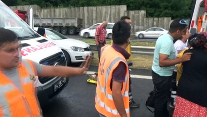 Bolu Tem Otoyolunda zincirleme kaza 1 ölü