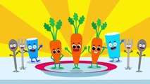 Carrots vs. Broccoli | Vegetable Song for Babies | Nursery Rhymes and Kid Songs by Little Angel
