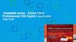 Complete acces   Adobe Flash Professional CS6 Digital Classroom  For Full