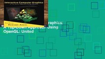 Trial New  Releases   Interactive Computer Graphics: A Top-Down Approach Using OpenGL: United