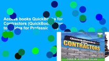 Access books QuickBooks for Contractors (QuickBooks How to Guides for Professionals) For Ipad