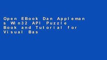 Open EBook Dan Appleman s Win32 API Puzzle Book and Tutorial for Visual Basic Programmers online