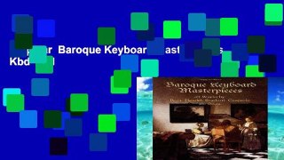 Popular  Baroque Keyboard Masterpieces Kbd  Full