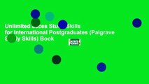 Unlimited acces Study Skills for International Postgraduates (Palgrave Study Skills) Book