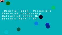 Digital book  Principle Centered Leadership Unlimited acces Best Sellers Rank : #4