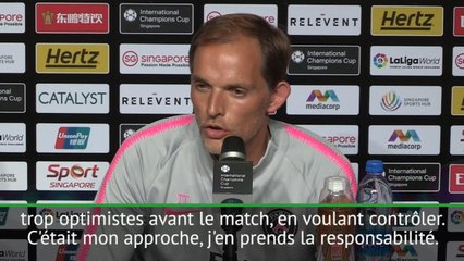 PSG - Tuchel : "J'en prends l'entière responsabilité"