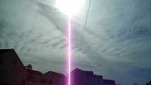 Dark Mysterious Shadow in Sky Clouds - What is it? Chemtrails